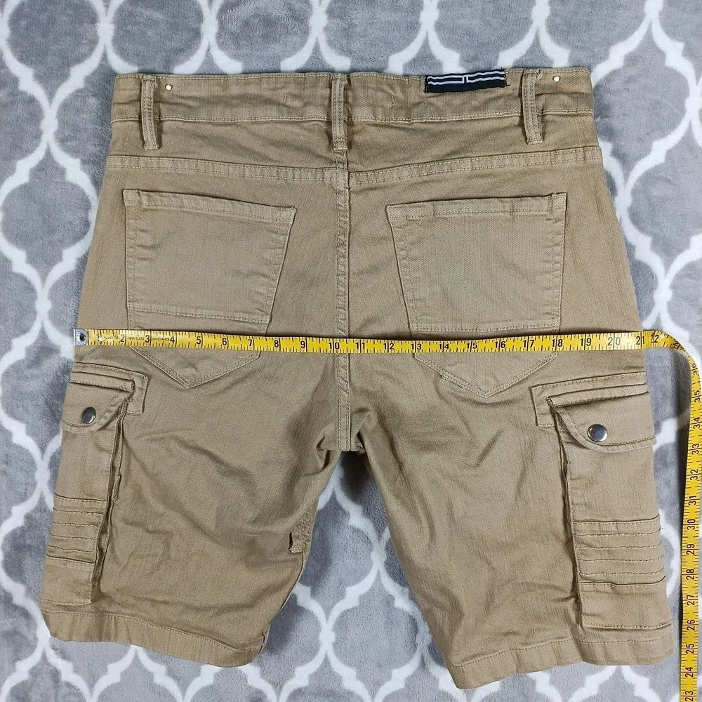 Jordan Craig Cargo Shorts Men Size 32 Tan Cairo Urban Utility Safari Tactical